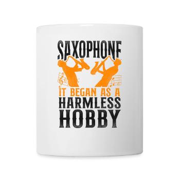 Saxophone Saxophone It Began As A - Mug - white - Front