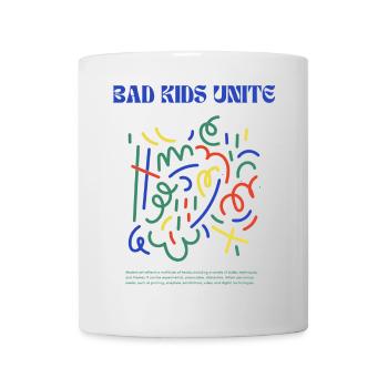 Les mauvais enfants s’unissent - Mug blanc - blanc - Devant