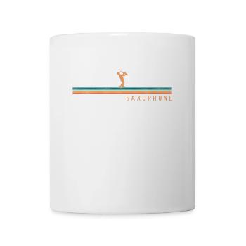 Saxophone Retro Vintage Saxophone - Tasse - Weiß - Vorne