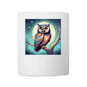 Owl Dreamy Gothic Gift Idea Night - Mug - white - Front