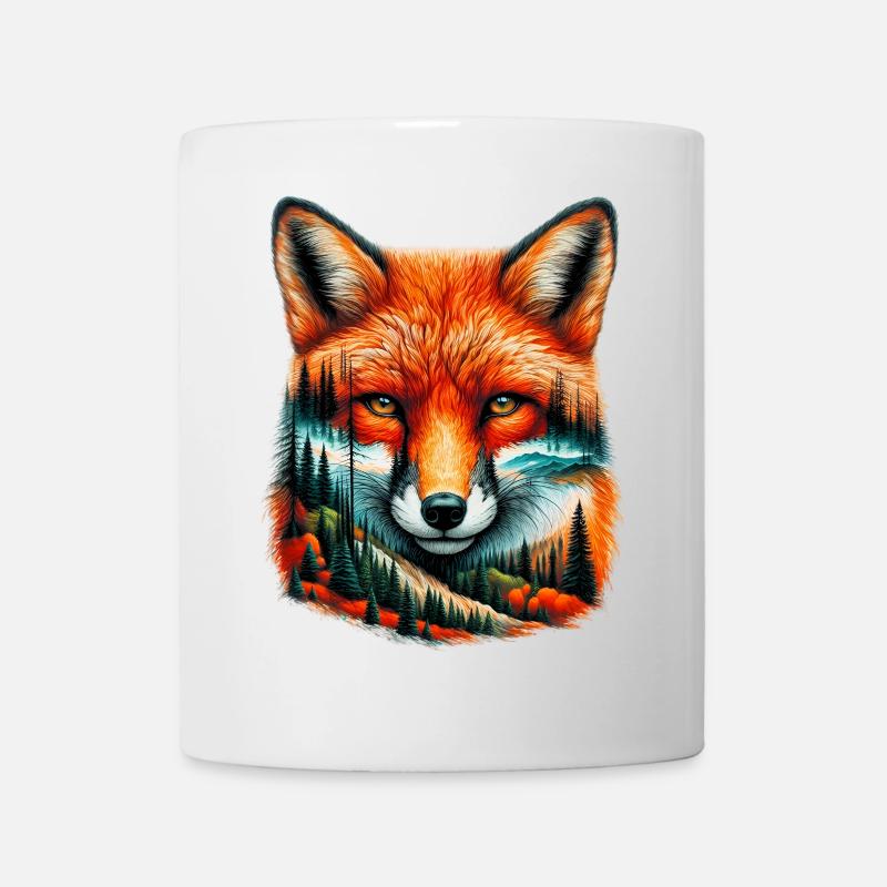 Fuchs - Tasse - Weiß