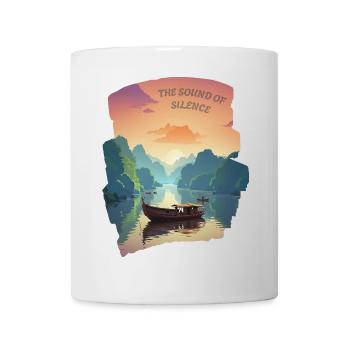 The Sound of Silence - Setting Sun - Mug - white - Front