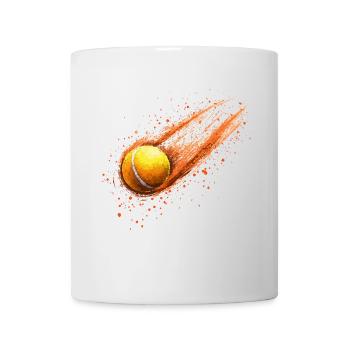 Balle de tennis Dust Ash Court Tennis sur terre battue - Mug blanc - blanc - Devant