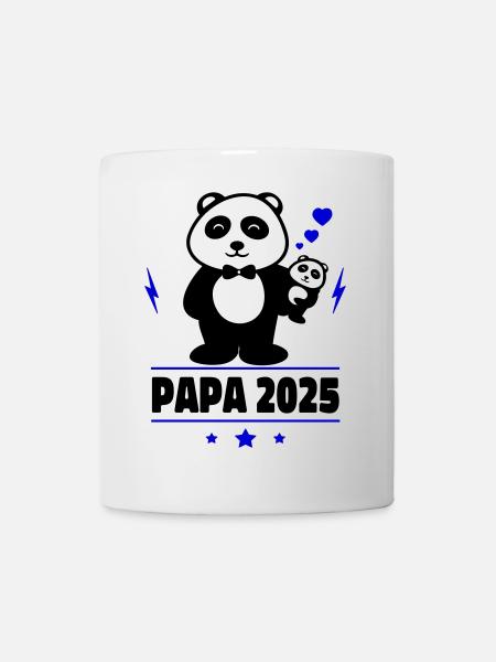 Papa 2025 - Tasse - Weiß