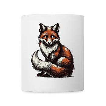 Fuchs - Tasse - Weiß - Vorne