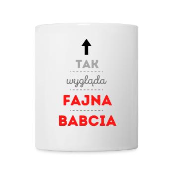 Voici à quoi ressemble une mamie cool - Mug blanc - blanc - Devant