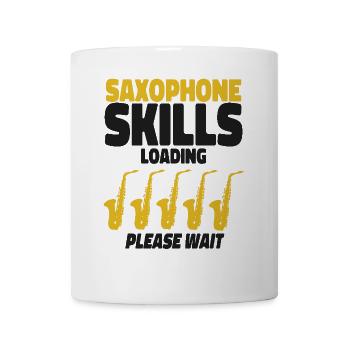Saxophone Saxophone Skills Loading - Mug - white - Front