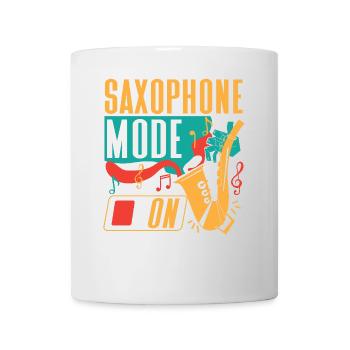 Saxophone Saxophone Mode On - Mug - white - Front