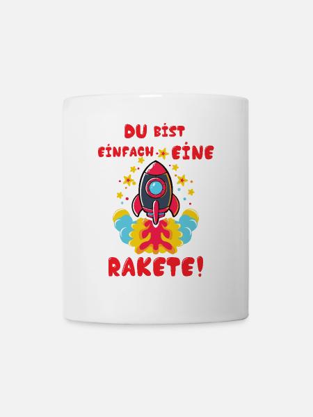 Rakete - Tasse - Weiß