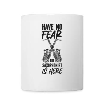 Les saxophones n’ont pas peur de la - Mug blanc - blanc - Devant