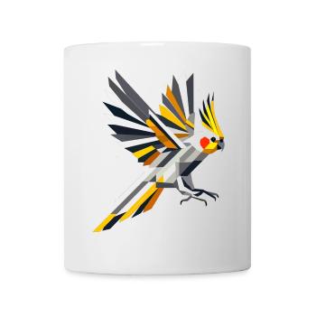 Colorful geometric cockatiel - Mug - white - Front