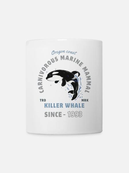 orque animal mammifère marin - épaulard - Mug blanc - blanc