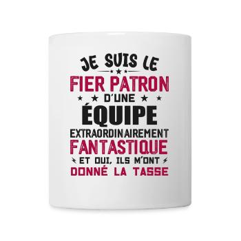 I am the proud of a team - Mug - white - Front
