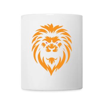 Angry Lion - Mug - white - Front