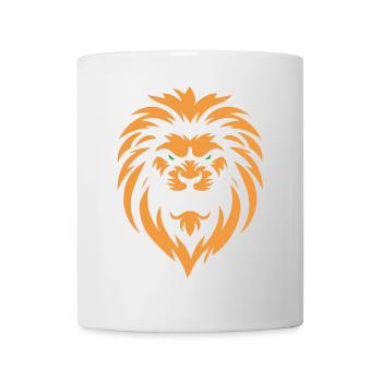 Angry Lion - Mug - white - Front