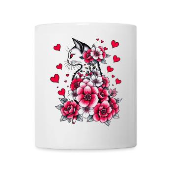 White Cat - Mug - white - Front