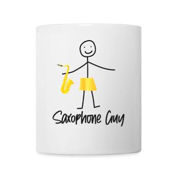 Saxophone Saxophone Guy - Mug - white - Front