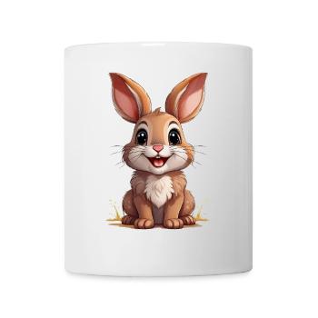 Lapin ou lapin de Pâques - Mug blanc - blanc - Devant