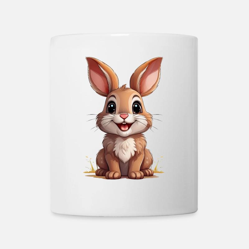 Lapin ou lapin de Pâques - Mug blanc - blanc