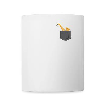 Saxophone Pocket - Tasse - Weiß - Vorne