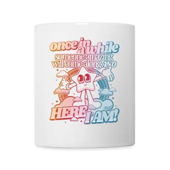 Once in a while someone amazing will come along - Mug - white - Front