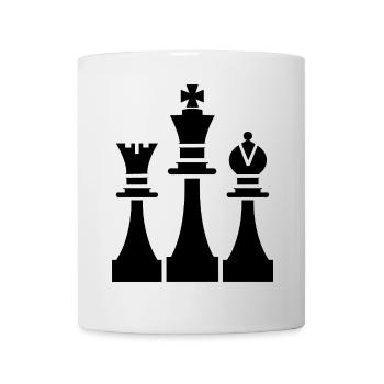 Chess Pieces Graphics - Mug - white - Front