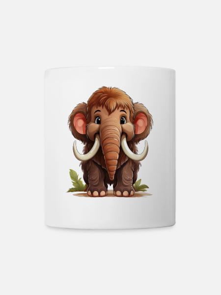 Mammut - Tasse - Weiß