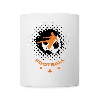 Fußball - Tasse - Weiß - Vorne