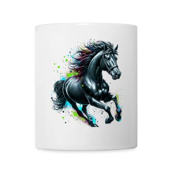 Cheval - Mug blanc - blanc - Devant