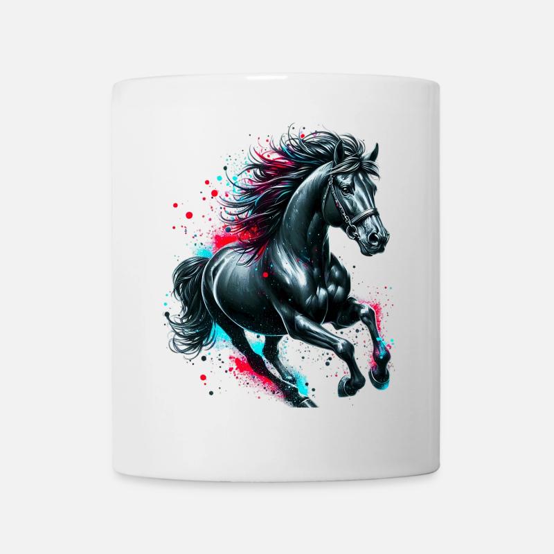Pferd - Tasse - Weiß