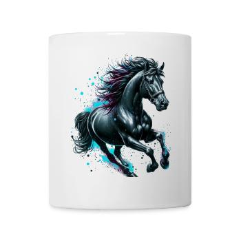 Cheval - Mug blanc - blanc - Devant