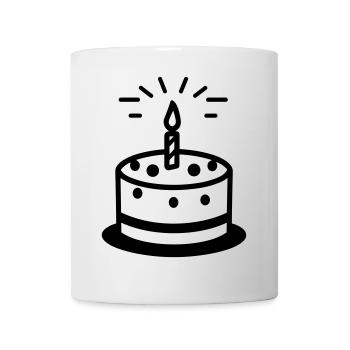Birthday cake - Mug - white - Front