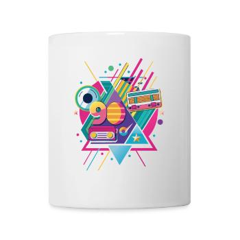 Retro Party 80s 70s 90s Music Festival Gift - Mug - white - Front