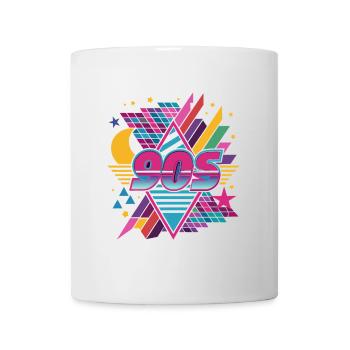 Rétro Party 80s 70s 90s Cadeau Festival de musique - Mug blanc - blanc - Devant