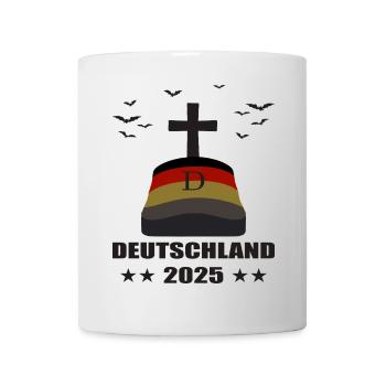Deutschland Grab 2025 - Tasse - Weiß - Vorne