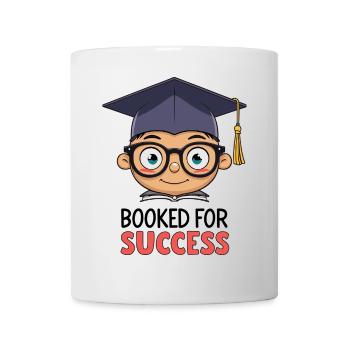 Booked for Success - Nerdy Graduation Design - Mug - white - Front