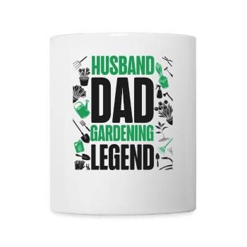 Plant Lover Gardening Dad Husband - Tasse - Weiß - Vorne