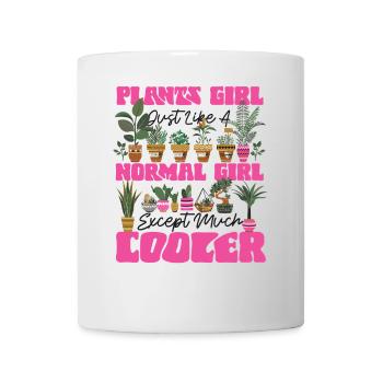 Plant Lover Gardening Girl Plant - Tasse - Weiß - Vorne