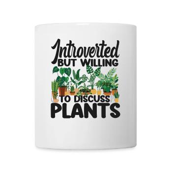 Plant Lover Gardening Introverted - Tasse - Weiß - Vorne