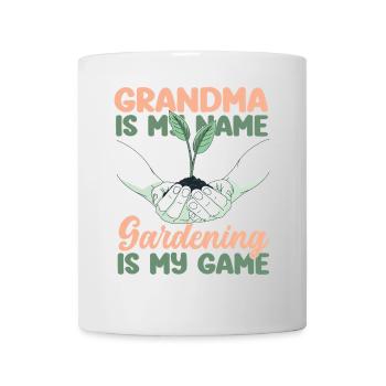 Plant Lover Gardening Grandma - Tasse - Weiß - Vorne
