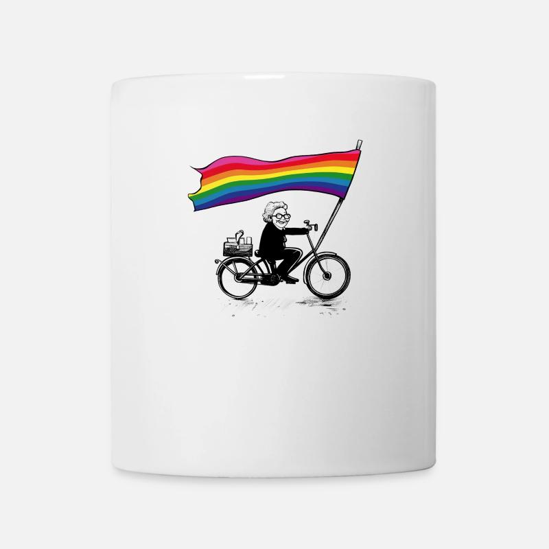 Olas gegen rechts - Tasse - Weiß