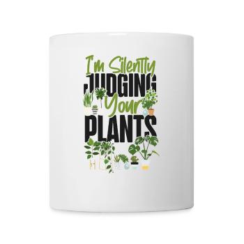 Amateur de plantes Jardinage Je suis silencieux - Mug blanc - blanc - Devant