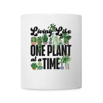 Plant Lover Gardening Living Life - Mug - white - Front