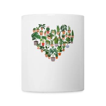 Plant Lover Gardening Heart - Mug - white - Front