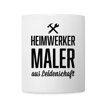 Heimwerker Maler - Tasse - Weiß - Vorne