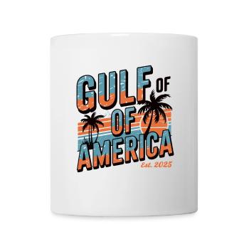 Gulf of America Retro Vibes 2025 - Mug blanc - blanc - Devant