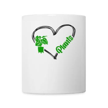 Plant Lover Gardening Heart - Mug - white - Front