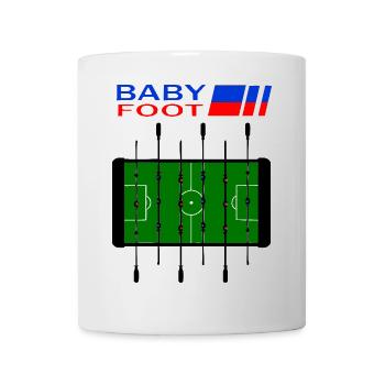 Tischfußball - Tasse - Weiß - Vorne