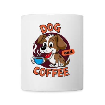 Hund&Kaffee - Tasse - Weiß - Vorne