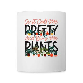 Amateur de plantes jardinière Fille juste - Mug blanc - blanc - Devant